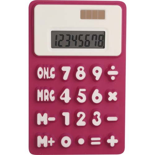 8 DIGIT RUBBER AND PLASTIC CALCULATOR 8 DIGIT RUBBER AND PLASTIC CALCULATOR