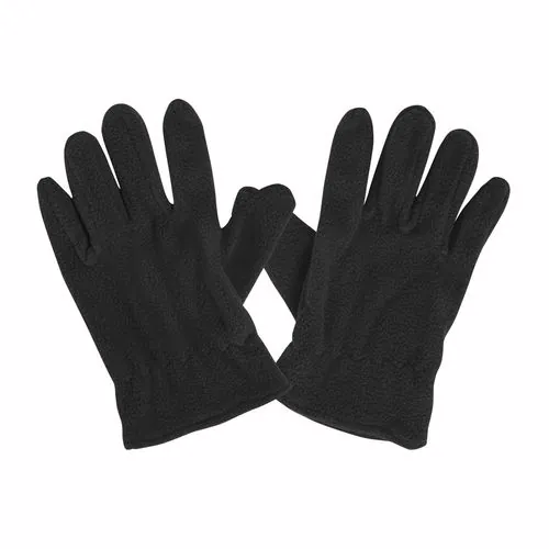 Fleece men gloves with elastic cuffs. One size k