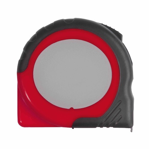 ABS 5-metre quick-release tape measure with lock button, rubber grip and belt clip