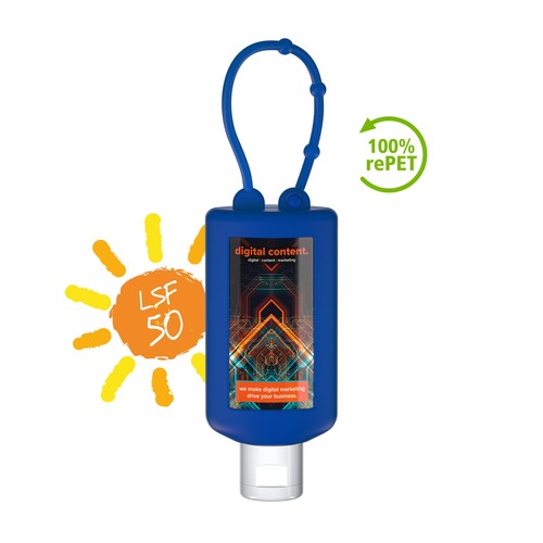 Sun Milk "sensitive" SPF 50, 50 ml Bumper (blue), Body Label