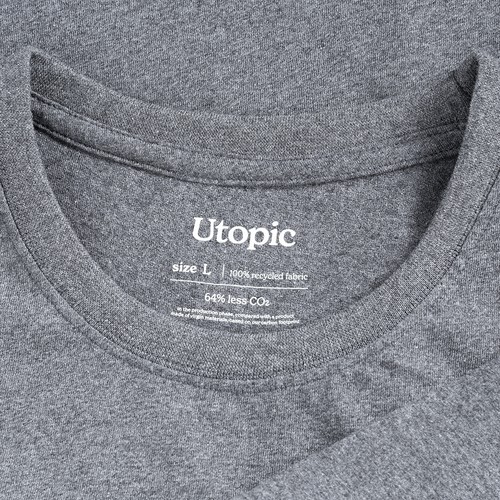 100% regenerated fabric T-shirt