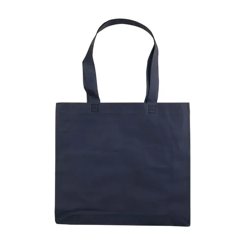 Bolsa de tejido sin tejer termosoldado, asas largas y fuelle Bolsa de tejido sin tejer termosoldado, asas largas y fuelle