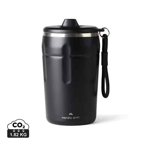 Taza café Nordic Drift Trail RCS cierre y hermética 350 ml