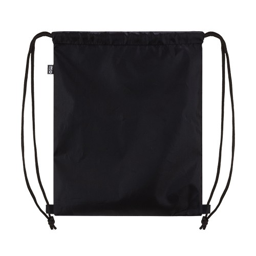 Drawstring backpack with one side made of RPET and Aconito Drawstring backpack with one side made of RPET and Aconito