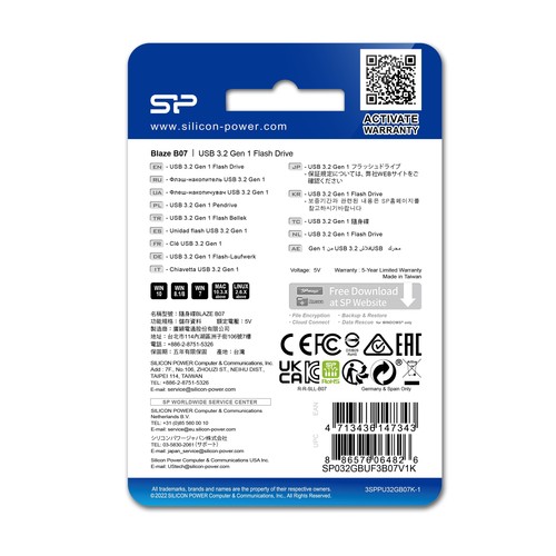 PENDRIVE SILICON POWER BLAZE - B07 3.2 32GB PENDRIVE SILICON POWER BLAZE - B07 3.2 32GB