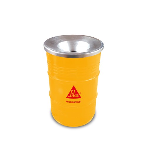 Barrel Bin Small RAL with Flame Retardant Lid | 60 Liter Bin