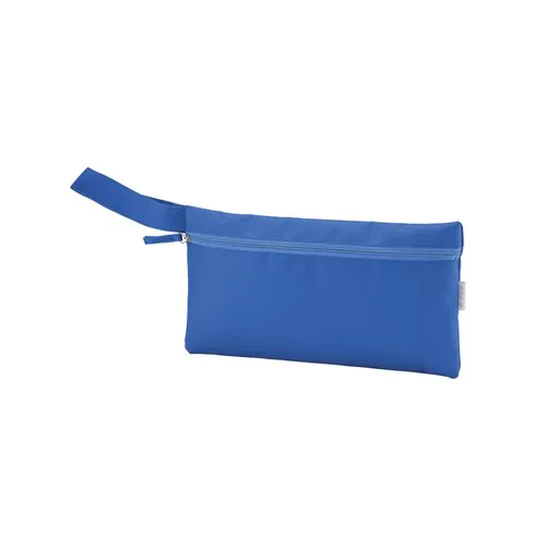 Recycled polyester R-PET document holder with zipper closure and practical handle Recycled polyester R-PET document holder with zipper closure and practical handle