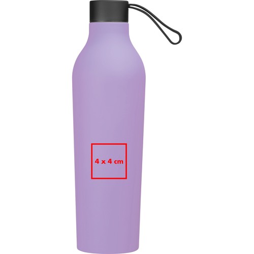 Botella engomada para beber, 750 ml