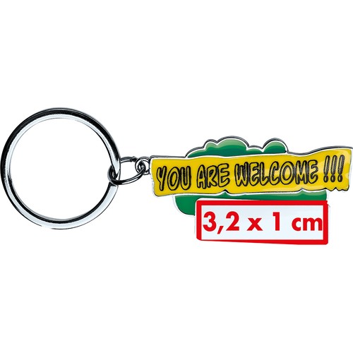 Brelok metalowy CrisMa You Are Welcome Brelok metalowy CrisMa You Are Welcome