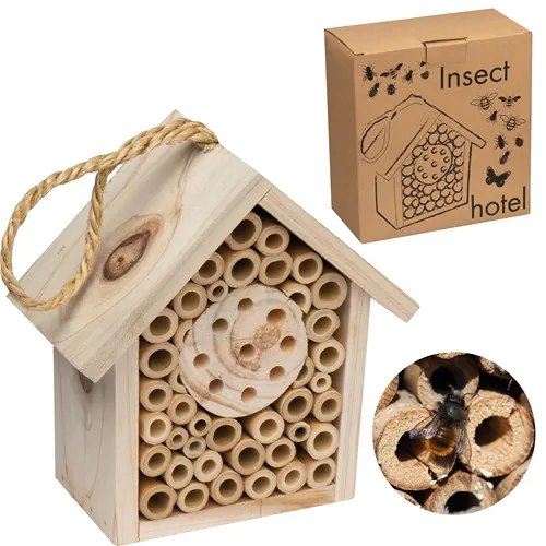 Hôtel pour insectes en bois