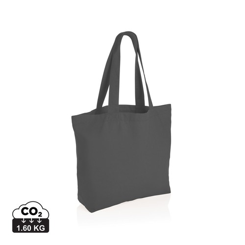 Impact Aware™ re-canvas shopper met vakje 240gsm ongeverfd Impact Aware™ re-canvas shopper met vakje 240gsm ongeverfd