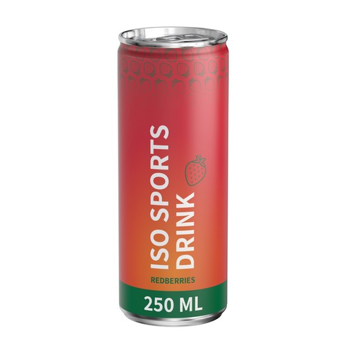 Iso Sports Drink Fruits rouges, Fullbody (mat)