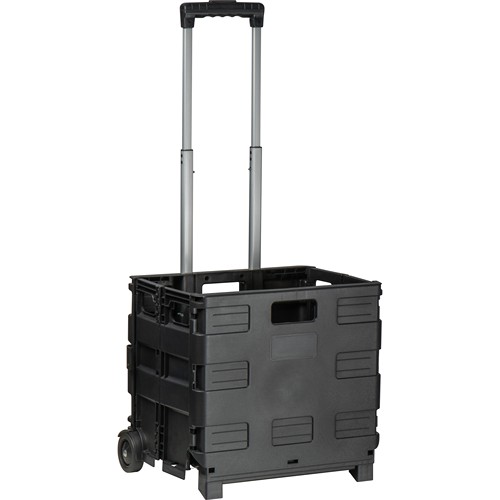 Folding shopping trolley