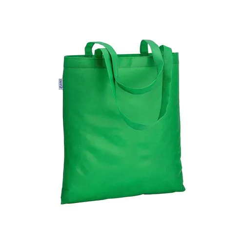 Bolsa de PET reciclado 80 g/m2, Asas largas