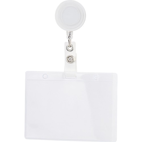 UNROLLING BADGE HOLDER IN PLASTIC AND METAL UNROLLING BADGE HOLDER IN PLASTIC AND METAL