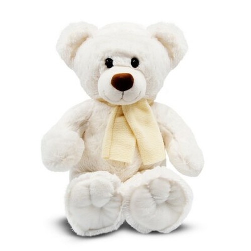 Plush teddy bear | Monty White Plush teddy bear | Monty White