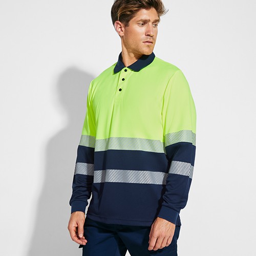High-vis polo shirt VEGA LS High-vis polo shirt VEGA LS
