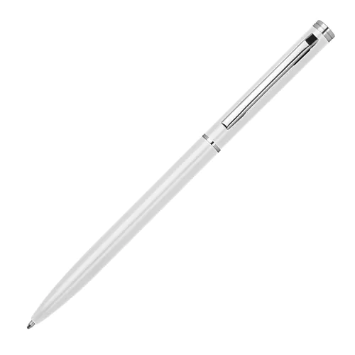 Elégant stylo bille twist slim chromé