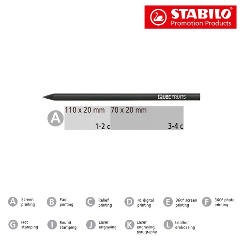 STABILO crayon graphite noir