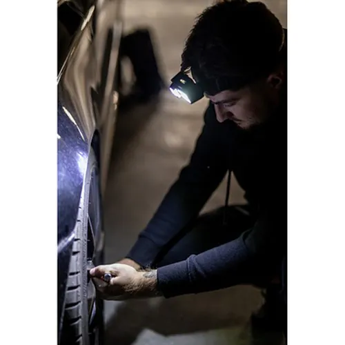 Head torch with LED and COB light | Chad Head torch with LED and COB light | Chad