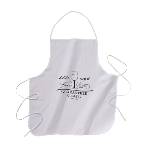 20% cotton/80% polyester (120 g/m2) cooking apron, 68 x 72 cm