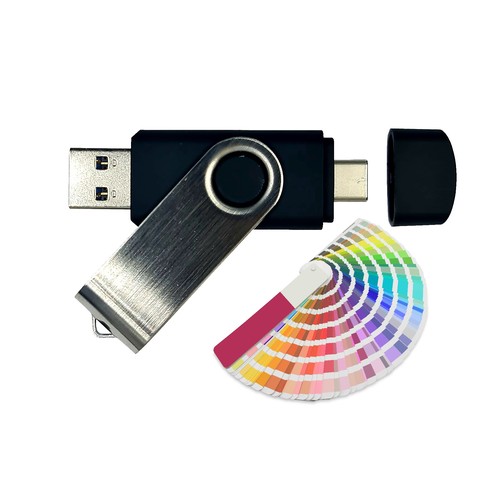 Model C05 Type C USB 2.0 Flash Disk 4GB Speciale kleur