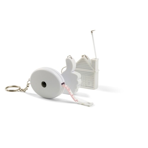 Brelok do kluczy "domek", miara 2m Brelok do kluczy "domek", miara 2m
