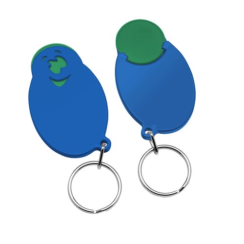 Chip holder with 1€ chip "face"