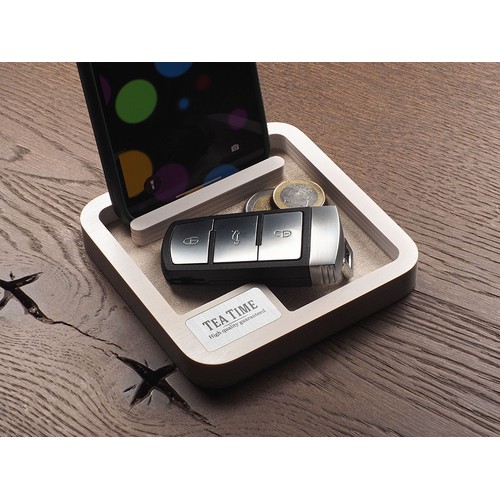 Organizzatore da tavolo in legno Organizzatore da tavolo in legno