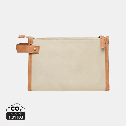 VINGA Bosler GRS recycled canvas toiletry bag VINGA Bosler GRS recycled canvas toiletry bag