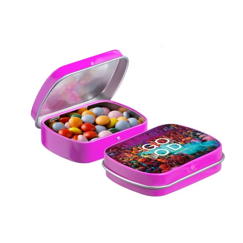 Mini boîte à charnière avec bonbons Mini boîte à charnière avec bonbons