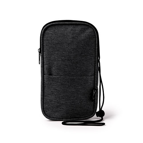 Cellphone case with melange finish. Main compartme Dores