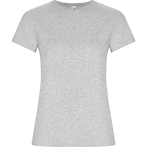 Fitted organic cotton t-shirt GOLDEN WOMAN