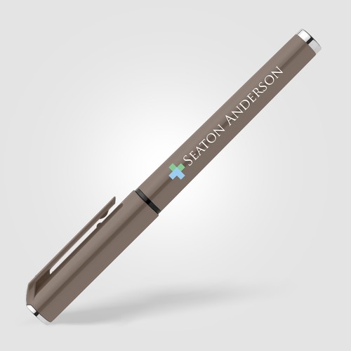 Islander Recycled Plastic Monochrome Gel Grip Pen