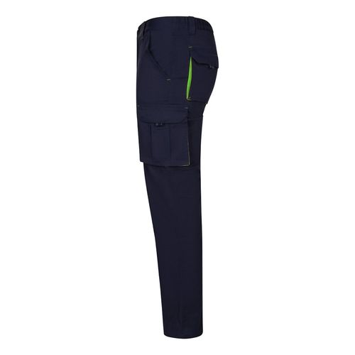 VL FIDES. Two-tone, multi-pocket stretch trousers (240g/m²), in cotton (46%), EME (38%) and polyester (16%) VL FIDES. Two-tone, multi-pocket stretch trousers (240g/m²), in cotton (46%), EME (38%) and polyester (16%)
