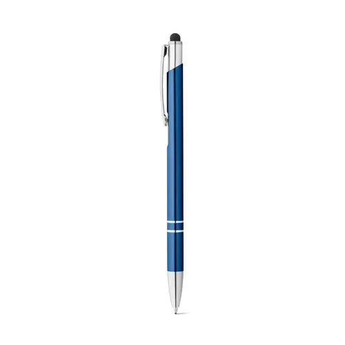 GALBA. Penna a sfera in alluminio con punta touch e clip