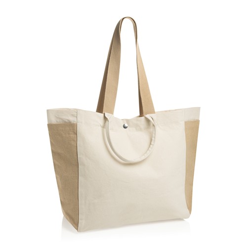 Bolsa de compra BEAU AWARE™ de lona reciclada 400 g/m² Bolsa de compra BEAU AWARE™ de lona reciclada 400 g/m²