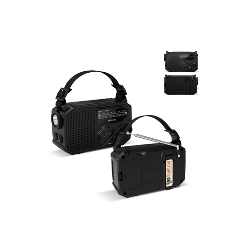 Philips TAR1609 Emergency Radio with Analog FM/AM Tuner and Flashlight Philips TAR1609 Emergency Radio with Analog FM/AM Tuner and Flashlight