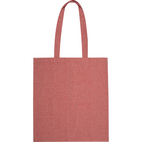 Borsa in cotone riciclato con manici lunghi Borsa in cotone riciclato con manici lunghi