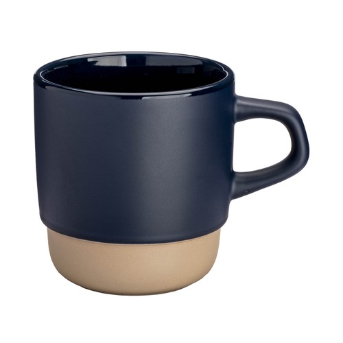 320 ml ceramic mug. Stackable. With matte exterior and glossy interior 320 ml ceramic mug. Stackable. With matte exterior and glossy interior