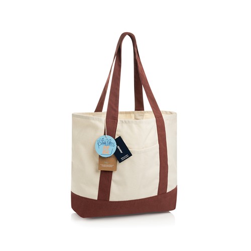 Sac cabas 350gsm en coton recyclé AWARE™ SHOP LOCAL Sac cabas 350gsm en coton recyclé AWARE™ SHOP LOCAL