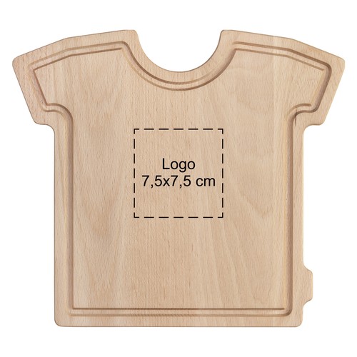 Brett T-Shirt Form Buche 25x28 cm Brett T-Shirt Form Buche 25x28 cm