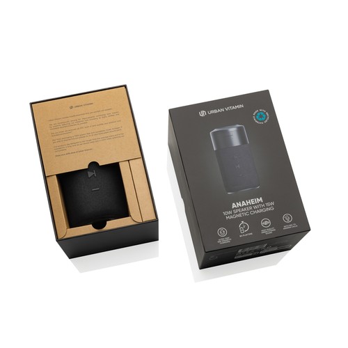 Enceinte 10W avec chargeur en rPET RCS Urban Vitamin Anaheim