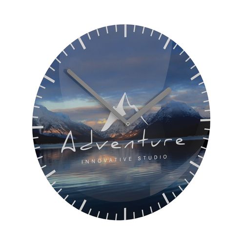 Horae Horloge murale Premium Rond (Ø 240 mm). Aiguilles Argent Horae Horloge murale Premium Rond (Ø 240 mm). Aiguilles Argent