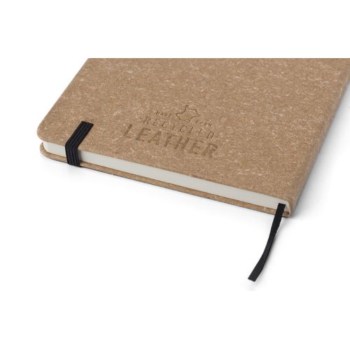 Recycled leather notebook (A5) Gianna