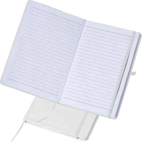 A5 notebook with lined pages