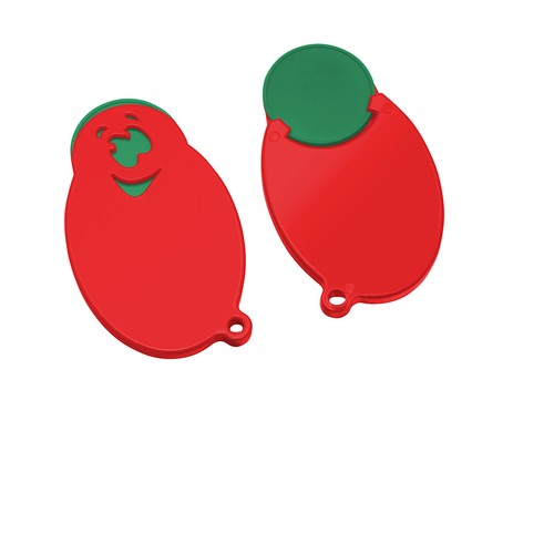 Chip holder with 1€ chip "face" Chip holder with 1€ chip "face"