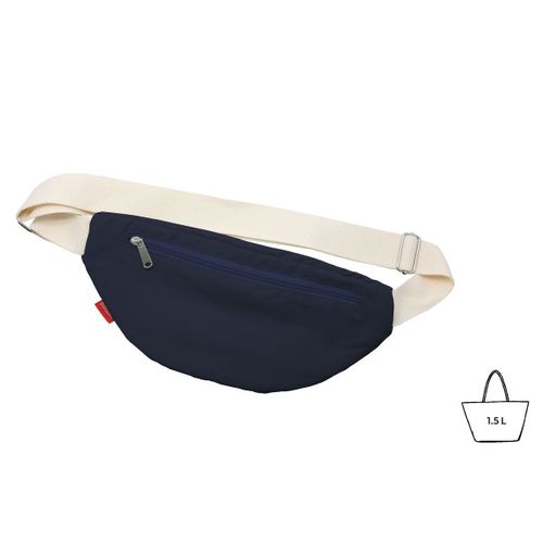 Fanny pack 'Malaga', midnight blue polycotton Fanny pack 'Malaga', midnight blue polycotton