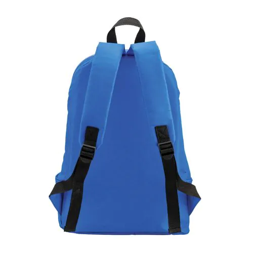 Recycled polyester R-PET backpack with adjustable padded shoulder straps Recycled polyester R-PET backpack with adjustable padded shoulder straps