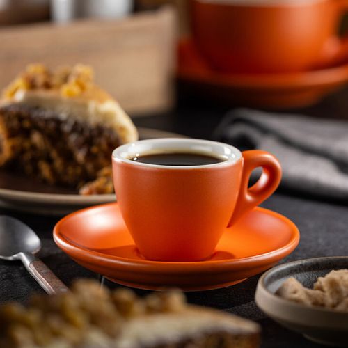 Barista Espresso Matt Orange Cup 2.75oz (8cl) Barista Espresso Matt Orange Cup 2.75oz (8cl)